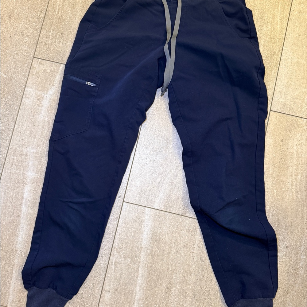 Figs Navy XS regular rise Zamora joggers - Picture 3 of 6